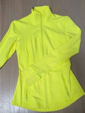 lululemon athletica Yellow Full-Zip Define Jackety